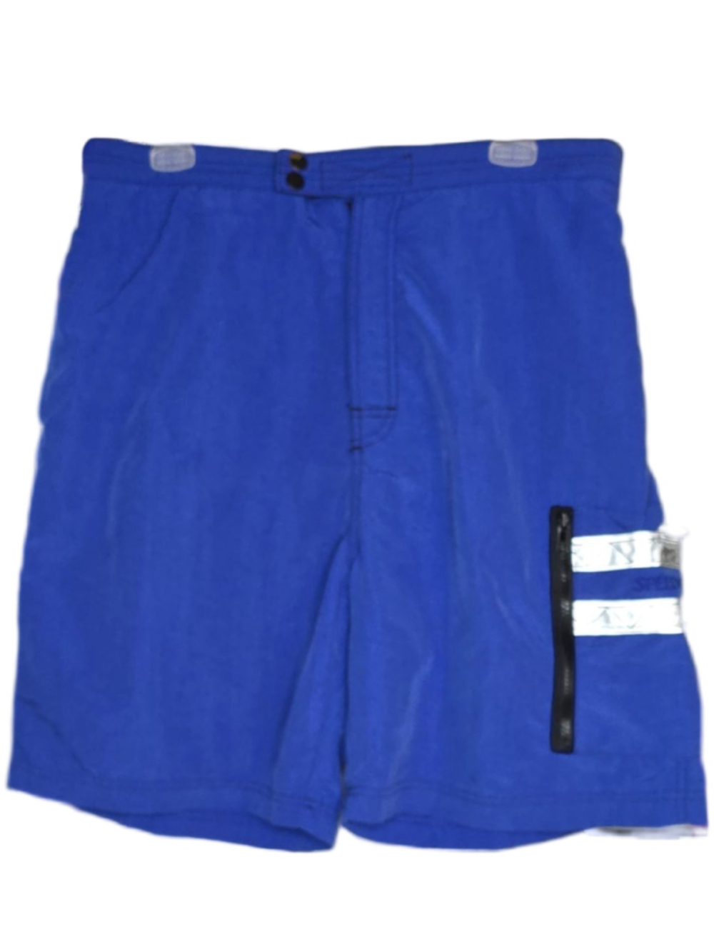 Vintage Speedo Swim Trunks Mens Large Blue Nylon Gorpcore Shorts 90s Y2K Lined